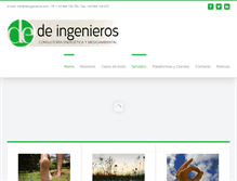 Tablet Screenshot of deingenieros.com